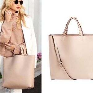 Rachel Zoe Vegan Pink Tote- by Jules Kate